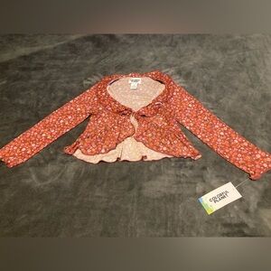 Lil girls sheer top. NWT